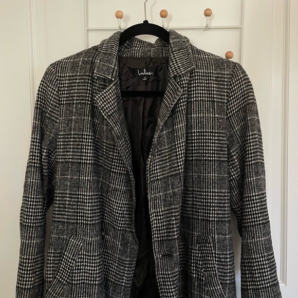 Lulu’s Plaid Coat - Picture 2 of 5